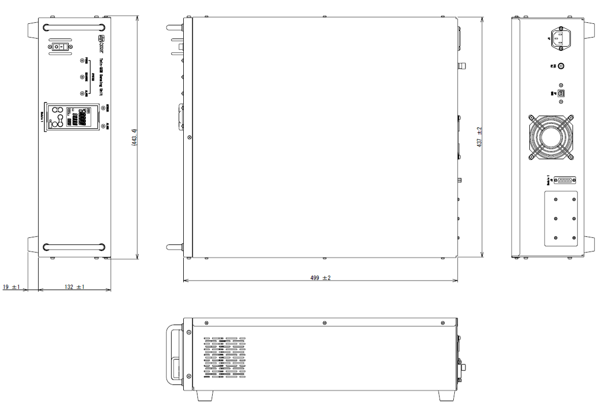 External appearance of Twin-QCM Sensing unit(1ch)