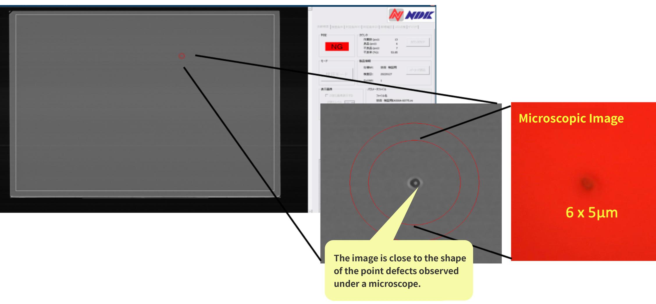 Visibility of Point Defects on Automatic Inspection Equipment