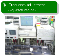④Frequency-adjustment - Adjustment machine -