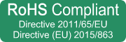 RoHS Compliant Directive 2011/65/EU Directive(EU)2015/863